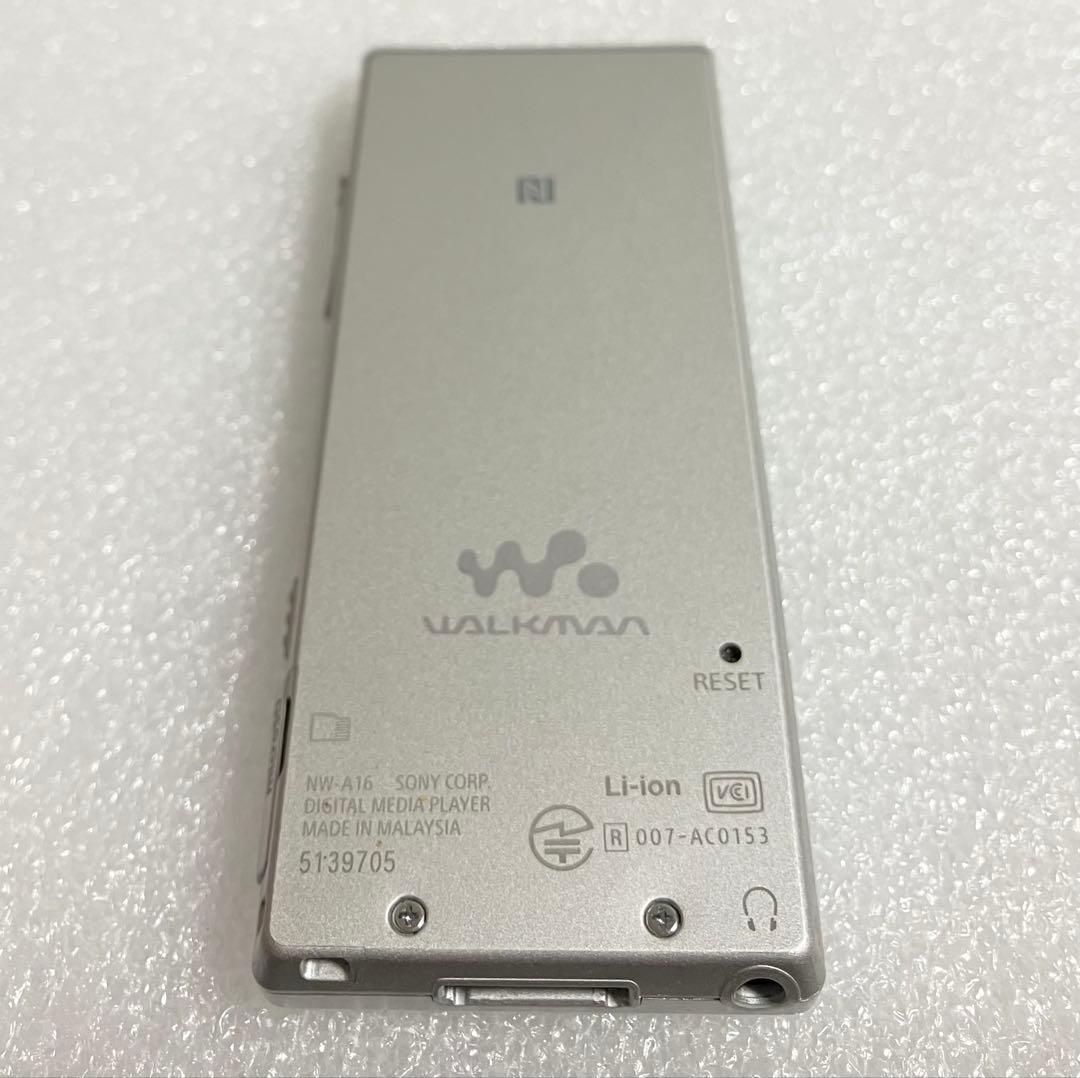 【バッテリー良好】ソニー　ウォークマン　NW-A16 32GB 白銀