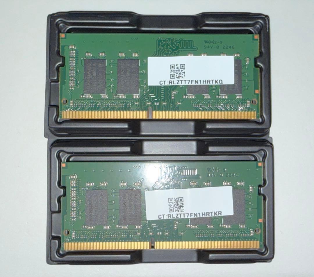 Nanya ノートPC用 DDR4-3200AA 8GBx2枚 16GB