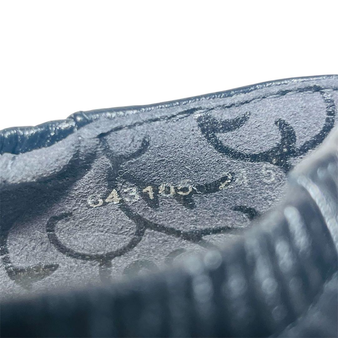 未使用級✨卑弥呼 HIMIKO クロスデザイン　袋付き24.5 ブラック　黒