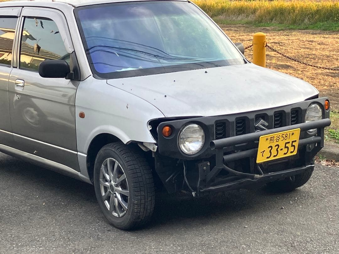 車検R8/4月　JB64ジムニー顔のようなL700Sミラジーノ雪ドリ　ミサイル