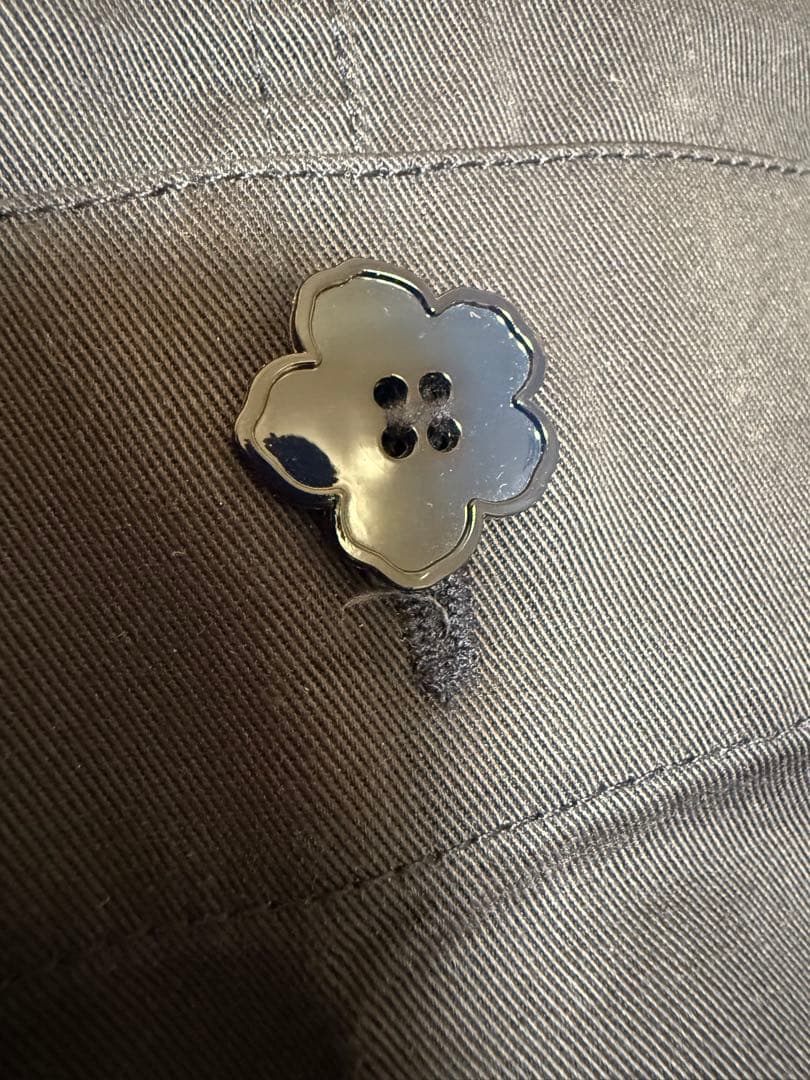 新品　KENZO チノ素材カーゴパンツ　ネイビー　S