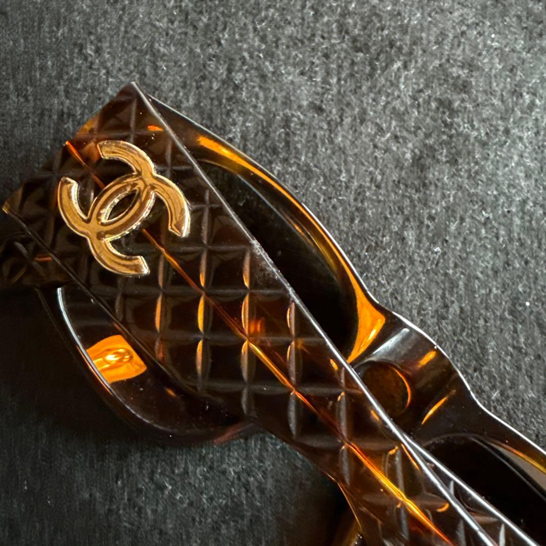 CHANELシャネル マトラッセ サングラス 01450 91235 べっ甲柄