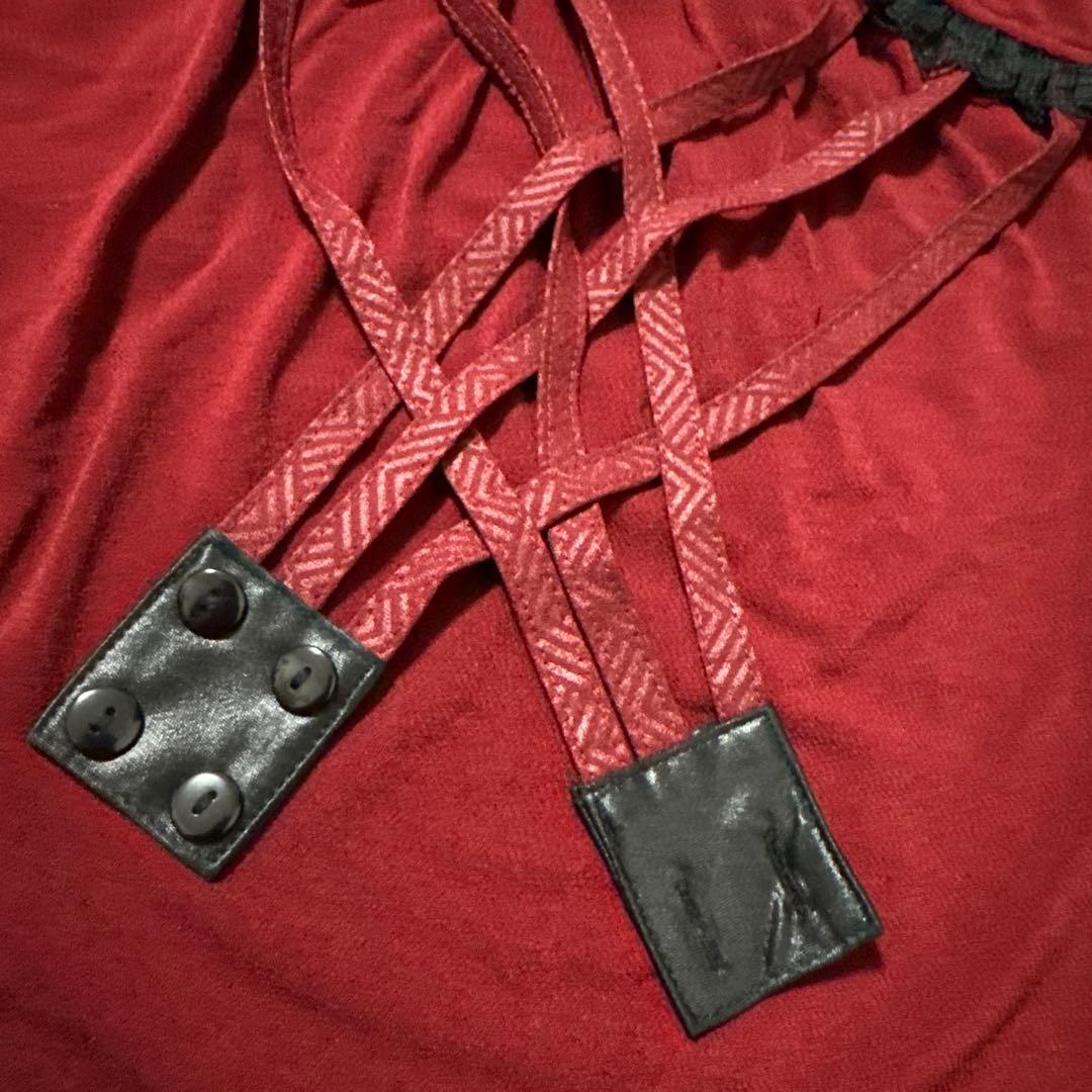 QF キューティーフラッシュ クロスキャミソール 赤