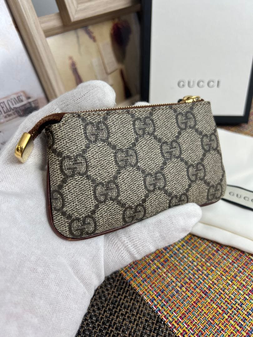 ✨極美品✨GUCCI グッチ　GGスプリーム　オフィディア 小銭入れ キーリング
