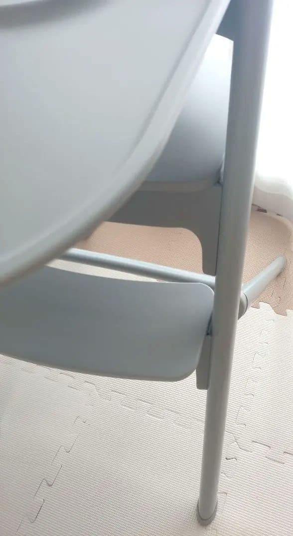 NOVUSノウス　ハイチェア 安全ベルト付　グレー　説明書つき