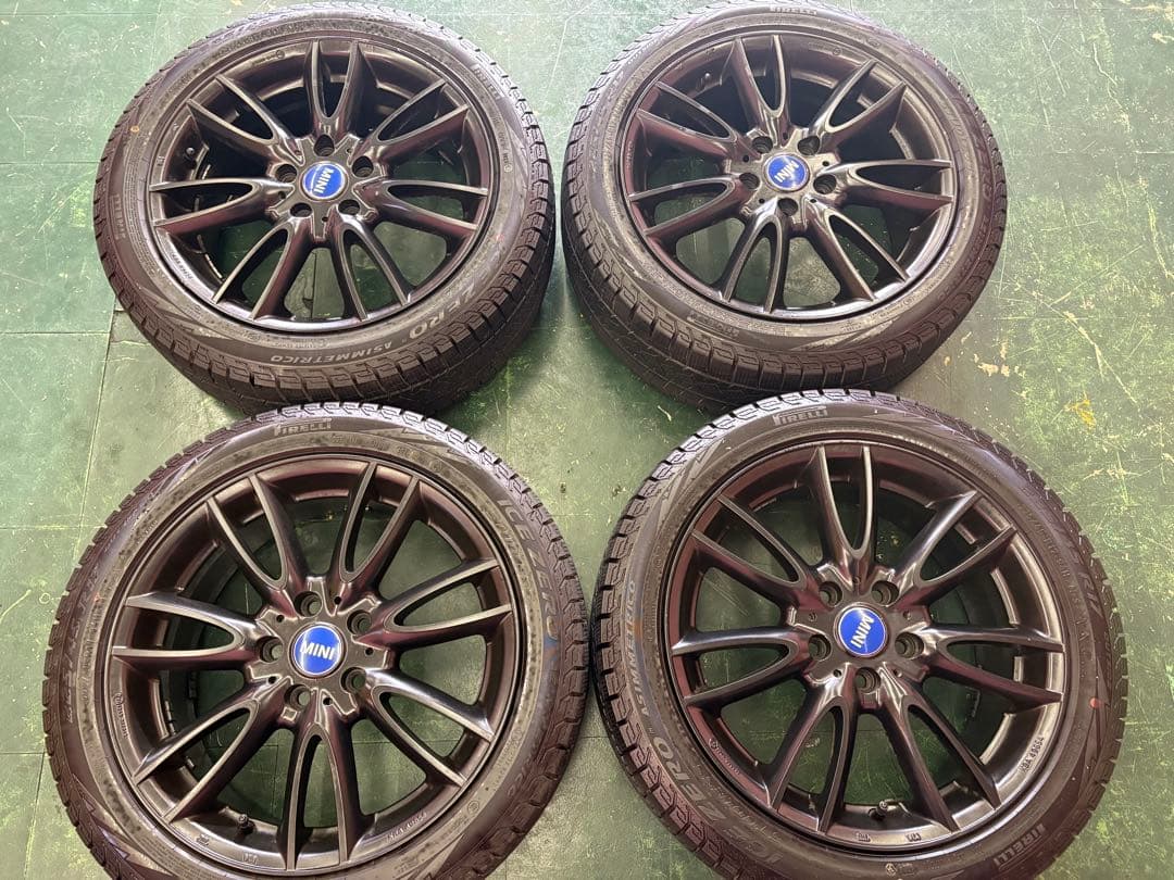 ④ 送料込◎MINI等へ MAK アルミ&スタッドレス【225/45R17】