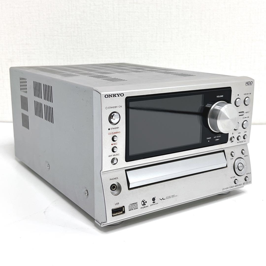 【良品】ONKYO チューナーアンプ BR-NX10 CD HDD オーディオ