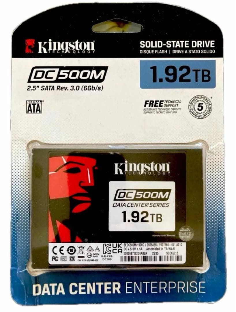 Kingston キングストン SSD 1.92TB DC500M SATA