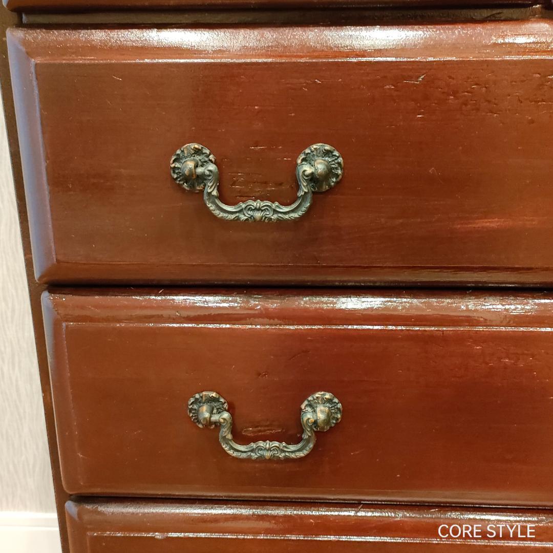 アンティークチェスト　収納6杯　S2