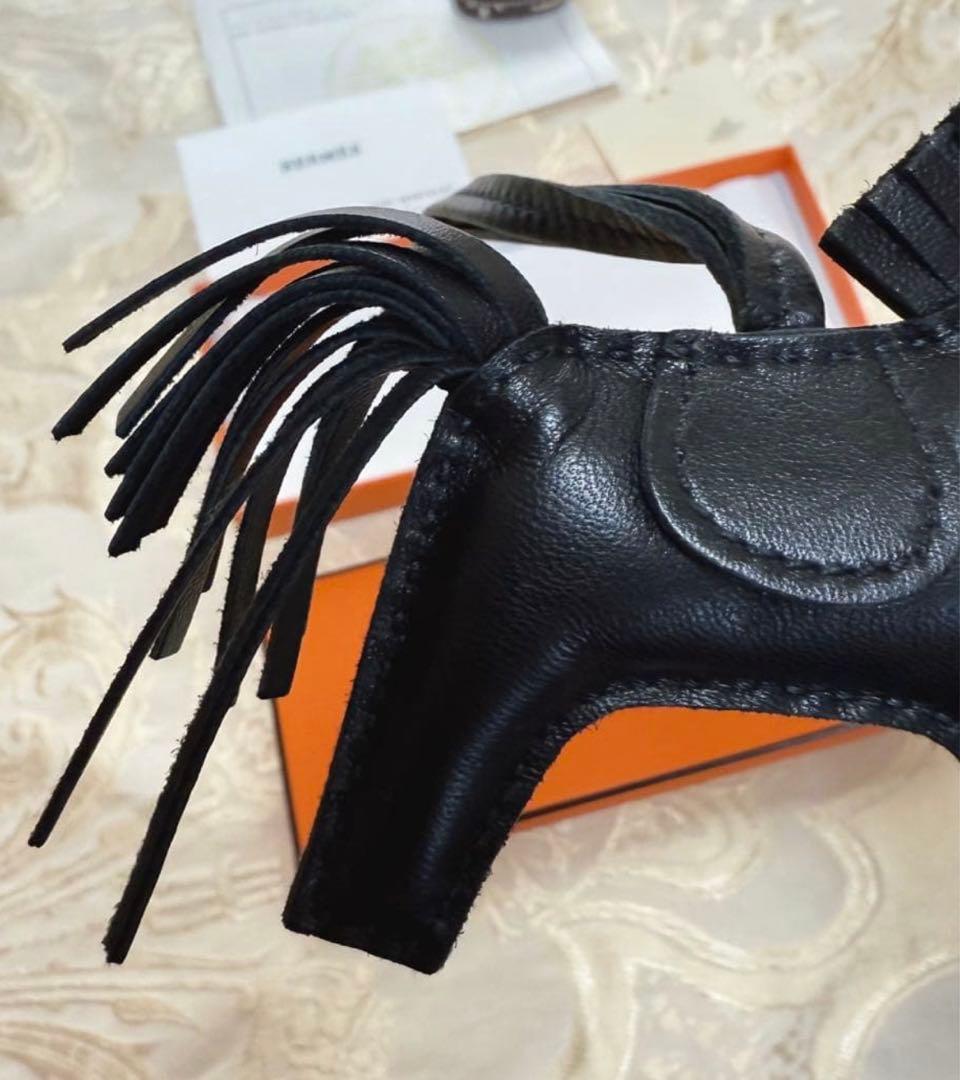 ⭐️未使用近い⭐️HERMES ロデオチャーム PM ソーブラック