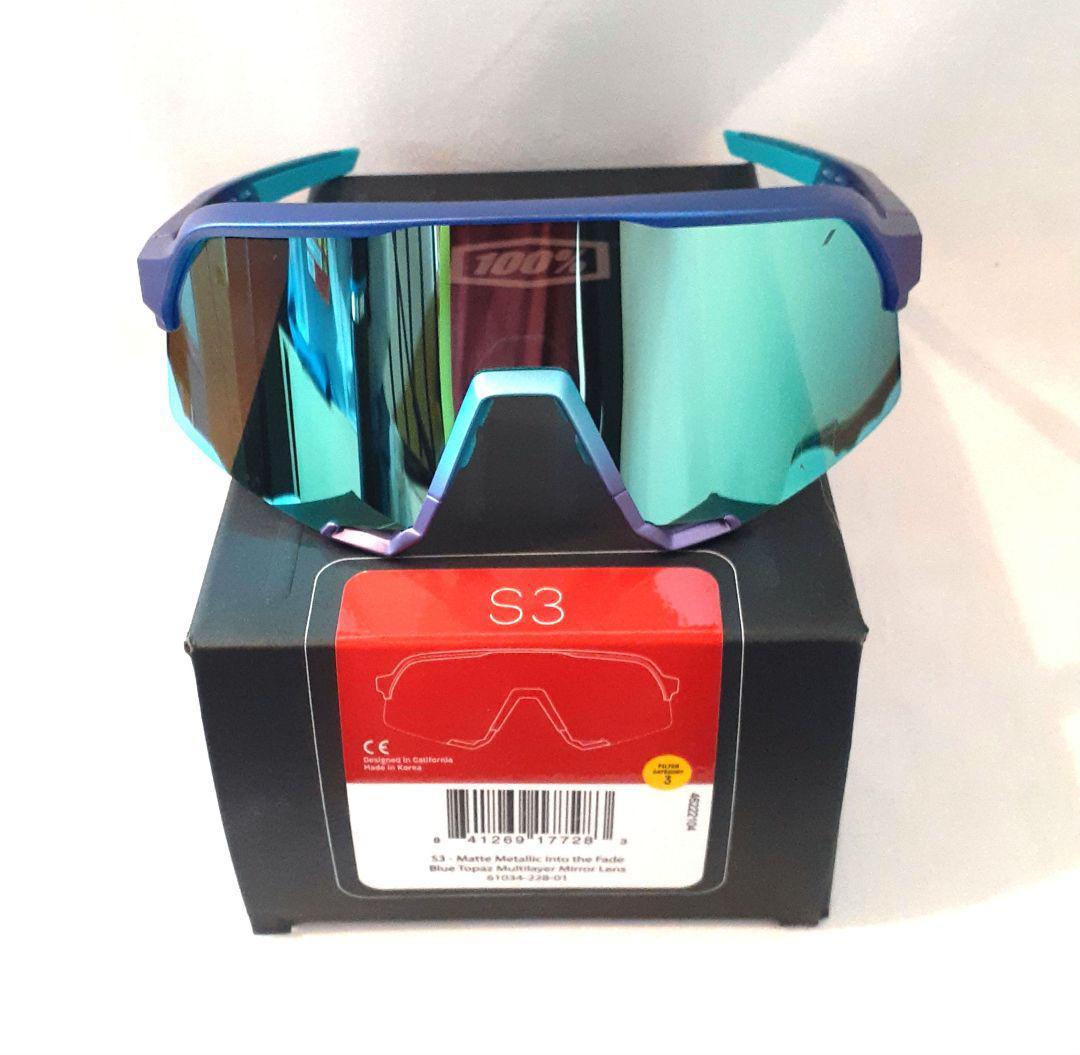 売約済み 100% S3 ブルートパーズ ワンハンドレッド サングラス