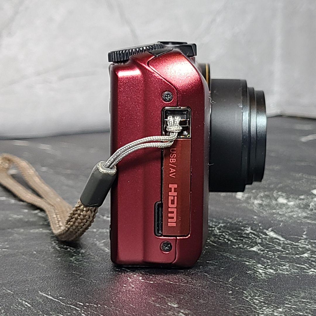 【CASIO】カシオ EXILIM EX-ZR300　1610万画素　レッド