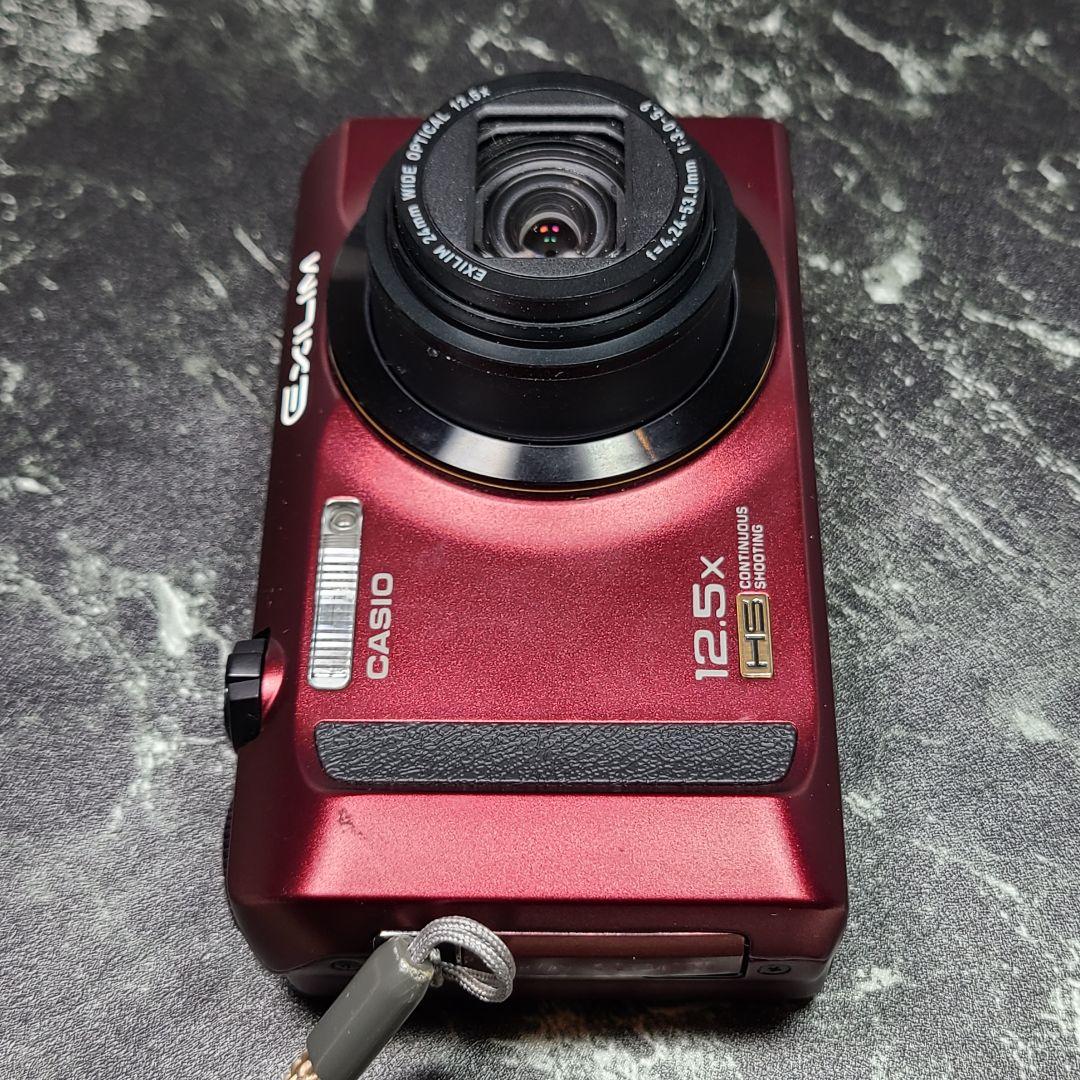 【CASIO】カシオ EXILIM EX-ZR300　1610万画素　レッド