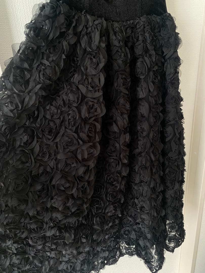 ベロアロゼッタフレアドレス　めいこ