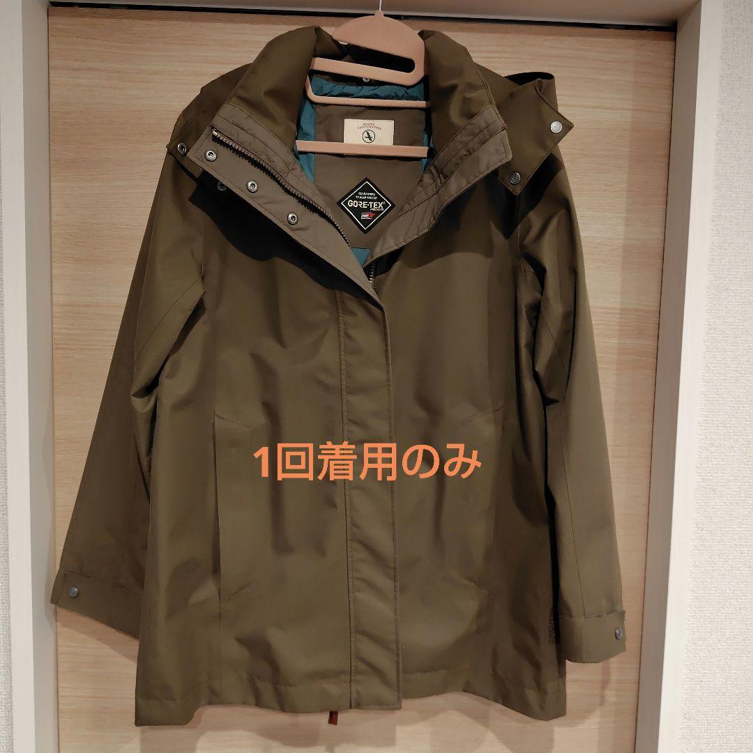 【美品】AIGLE GORE-TEX レディース　ジャケット　カーキ　38