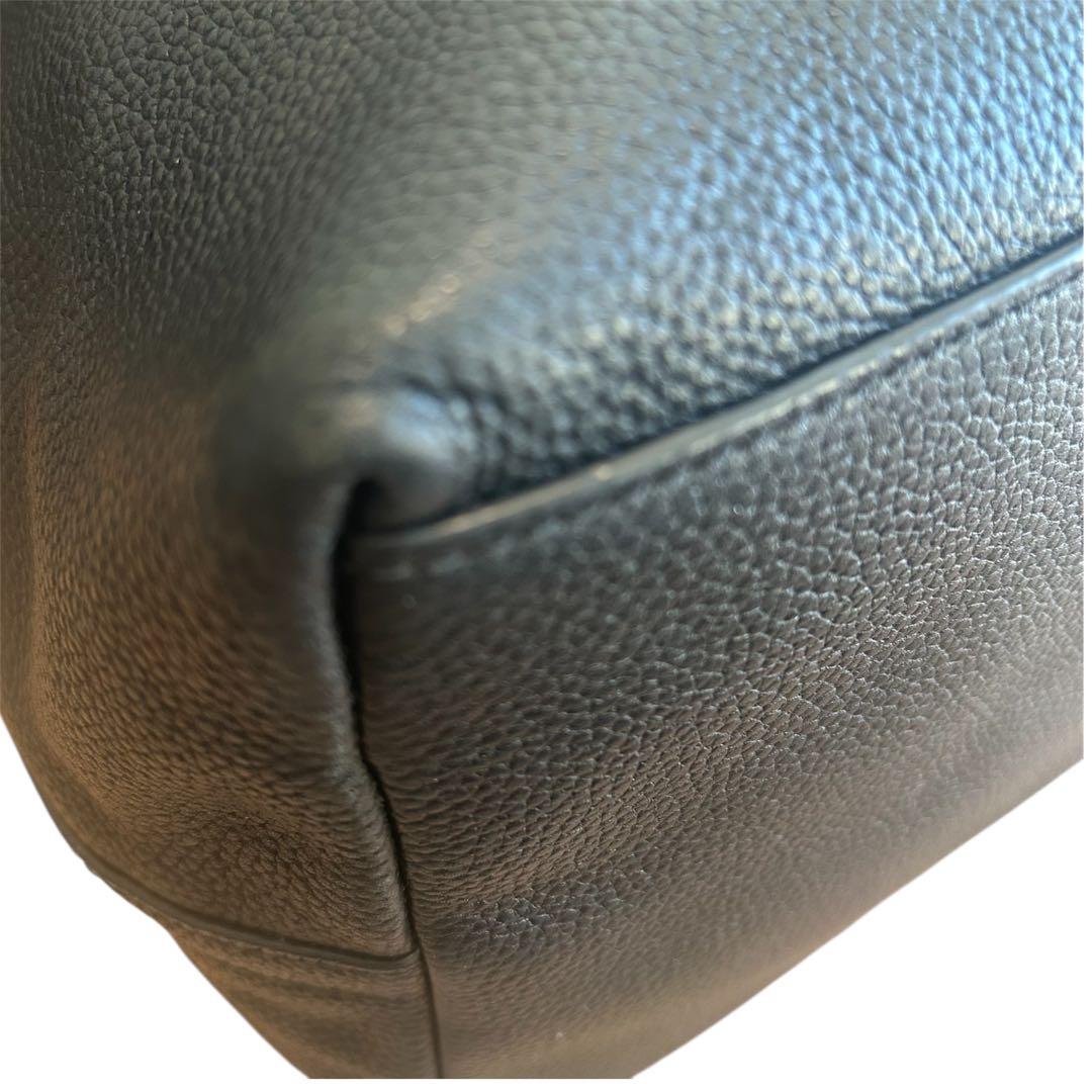 kate spade トートバッグ A4 エンボス ビジネス 黒 ブラック