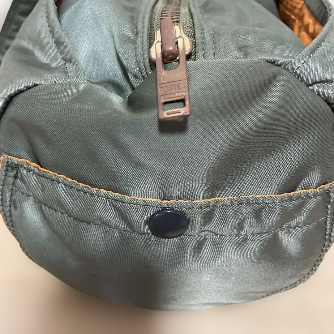 PORTER　ポーターミニ ボストンバッグ　タンカー ナイロン カーキ （L）