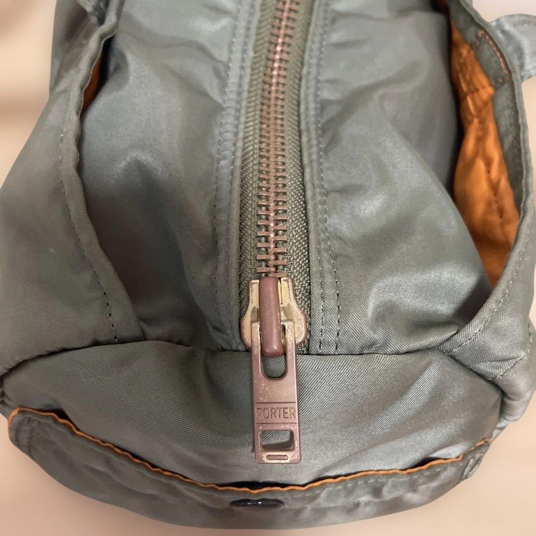 PORTER　ポーターミニ ボストンバッグ　タンカー ナイロン カーキ （L）