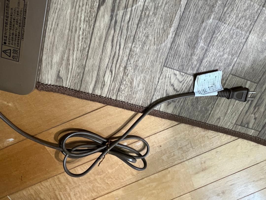 ホットカーペット　2畳　フローリング調　山善　中古