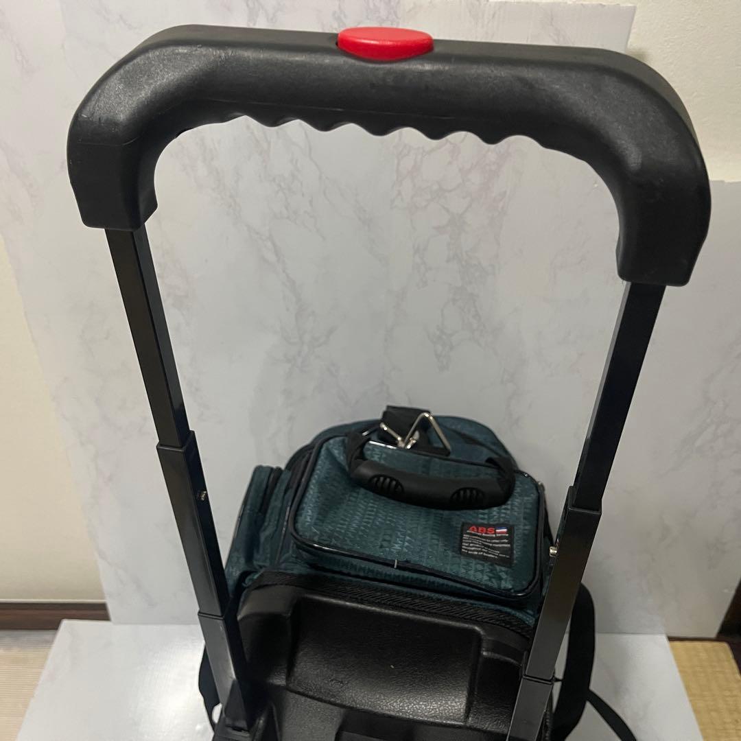 未使用 PRO-AM ボウリング キャリーバッグ ボール2個用 タイヤ付