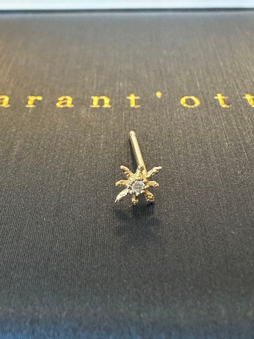 クアラントット quarant’otto K18 ピアス 片耳