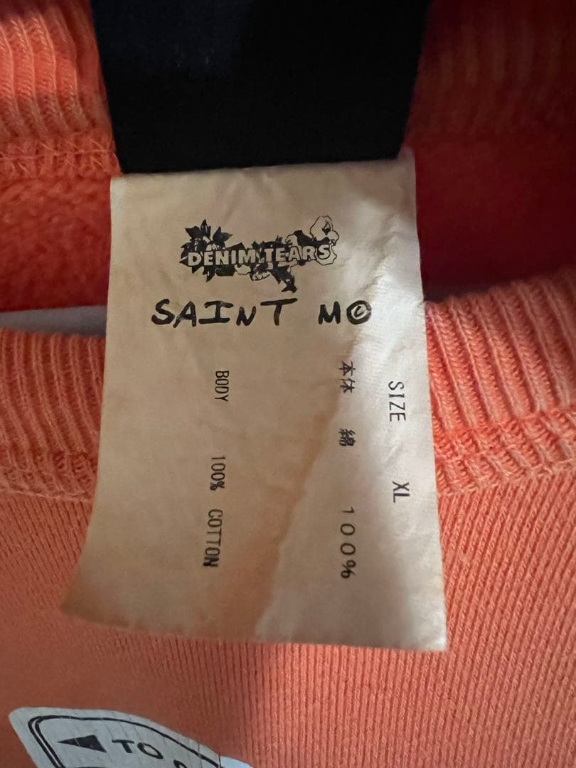 SAINT TEARS オレンジ スウェット XL