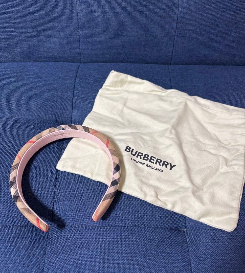 【正規品★BURBERRY】カチューシャ ギャランティカードあり