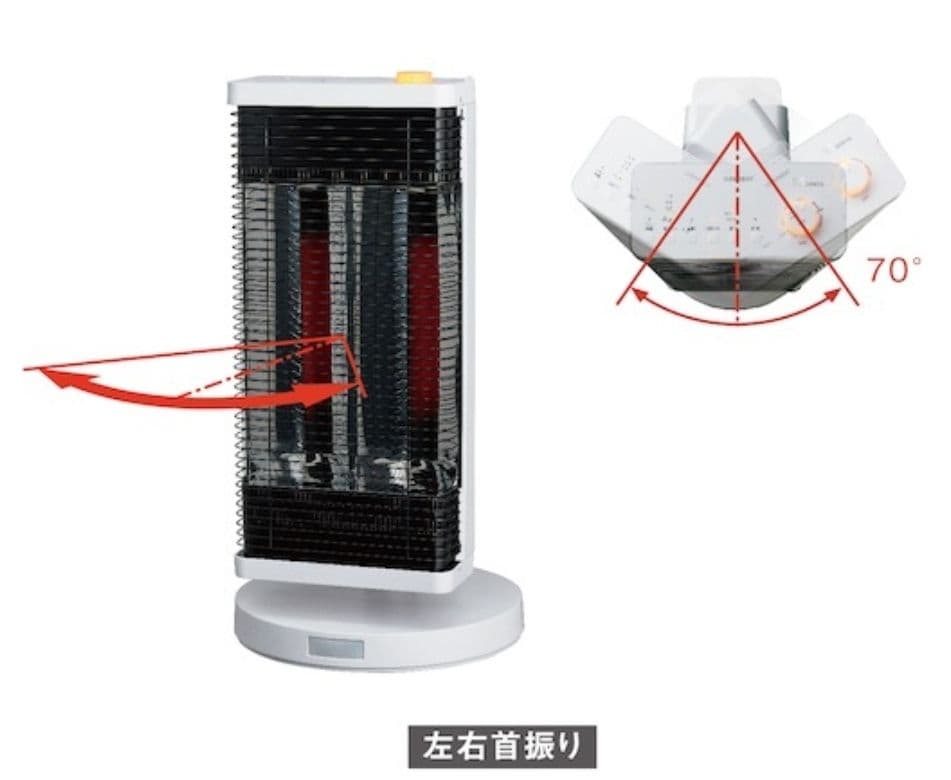 新品♪ダイキン　CER11YS-W マットホワイト セラミックファンヒーター