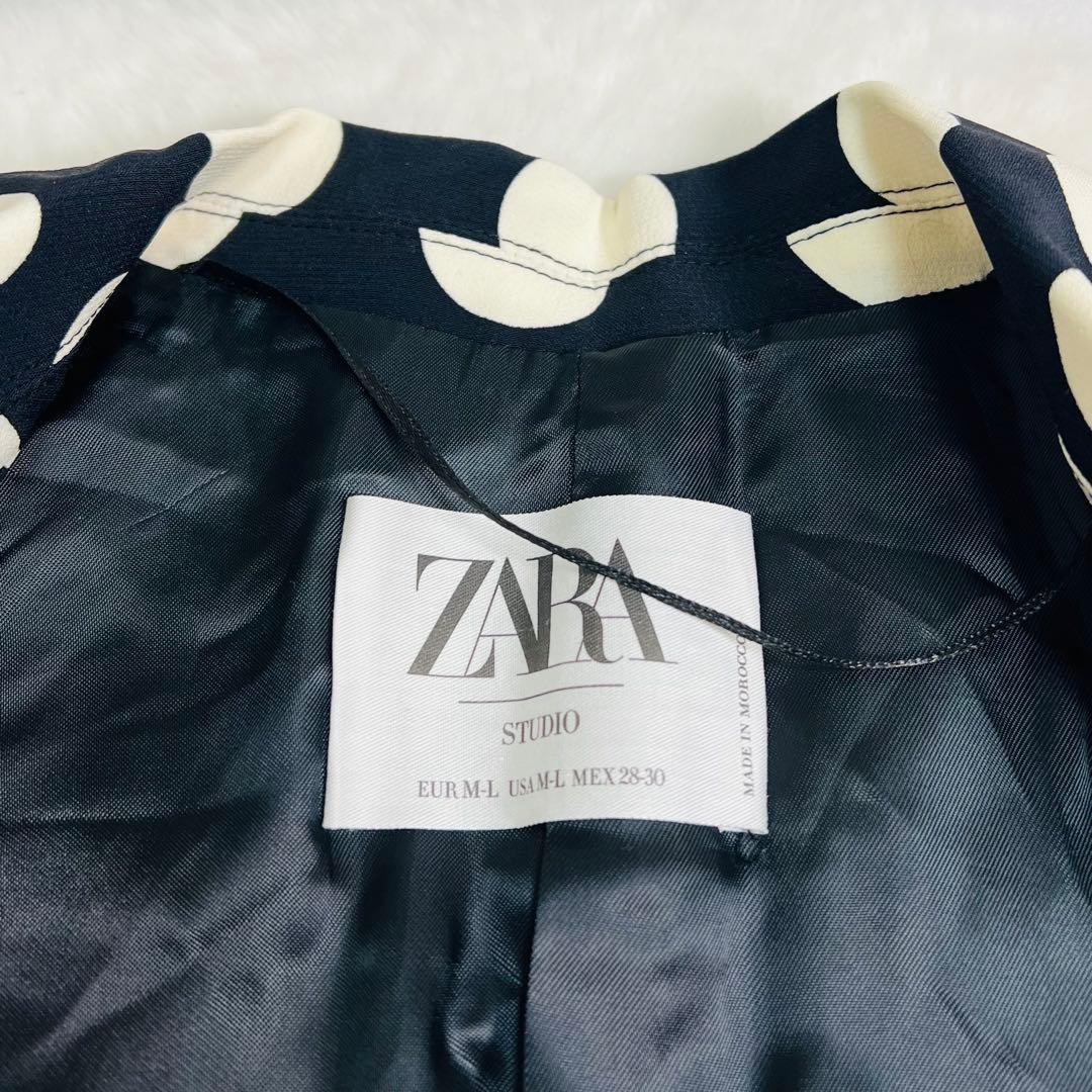 【新品】ZARA ザラ ドット柄 ジャケット 水玉
