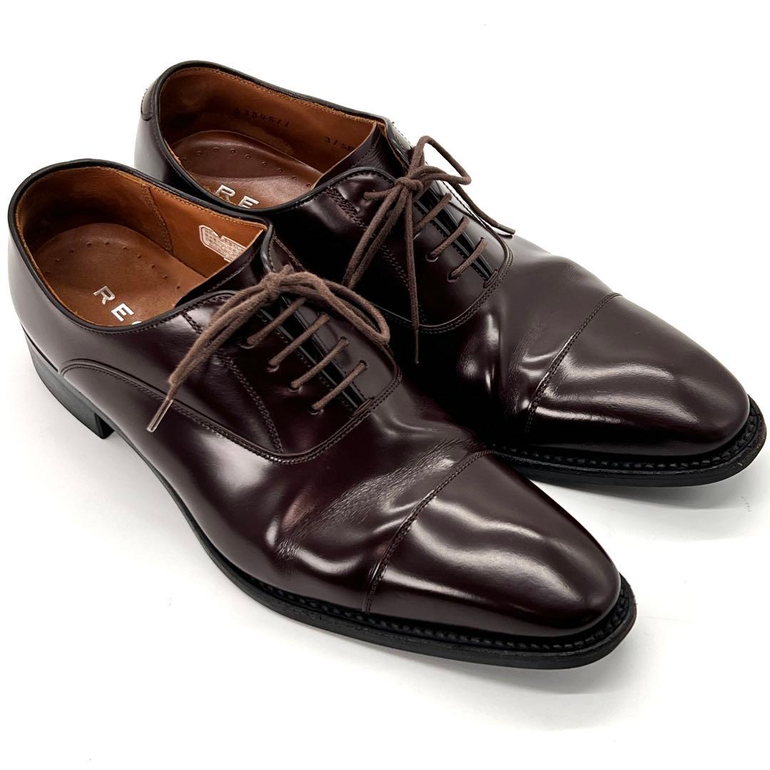 【美品】リーガル 315R ストレートチップ 25EE ダークブラウン