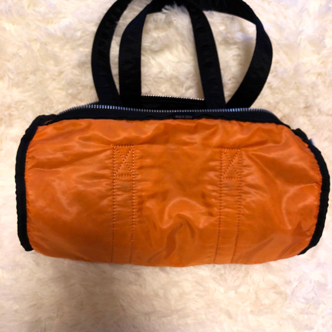 美品 PORTER タンカー ボストンバッグ ドラムバッグ ミニボストン 黒