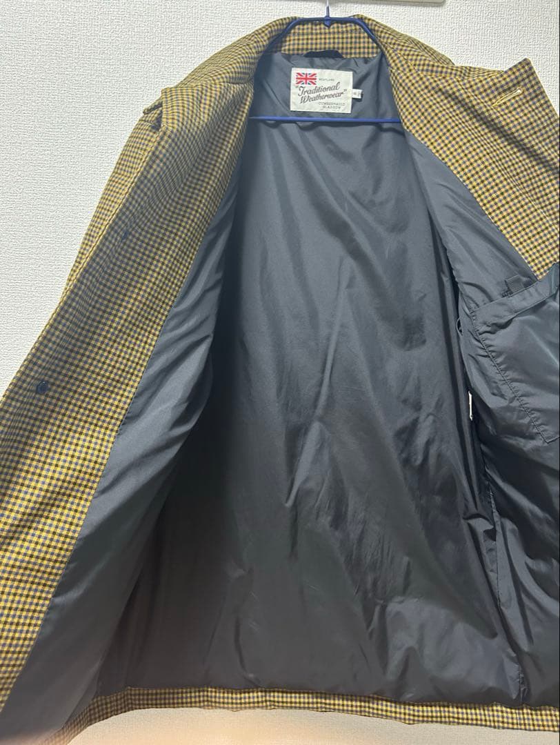 値下げ　traditional weatherwear チェックダウンＬ