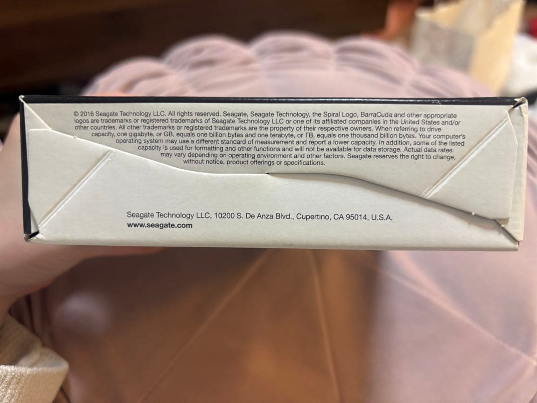 Seagate BarraCuda 6TB（型番：ST6000DM003）