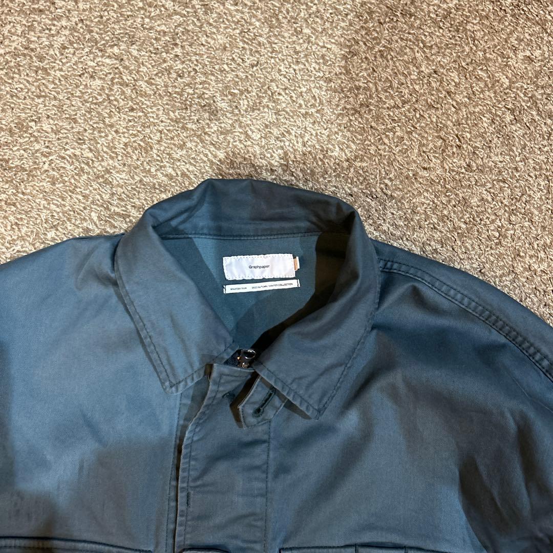 グラフペーパー23AWPigment Drill Field Jacket 2