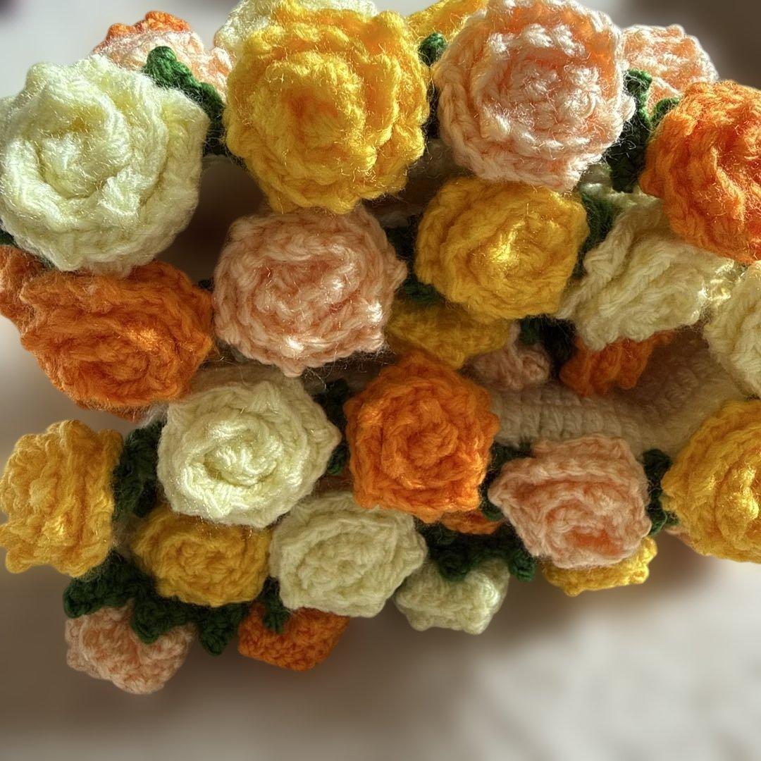 バラ•ひまわりのブーケブランケット