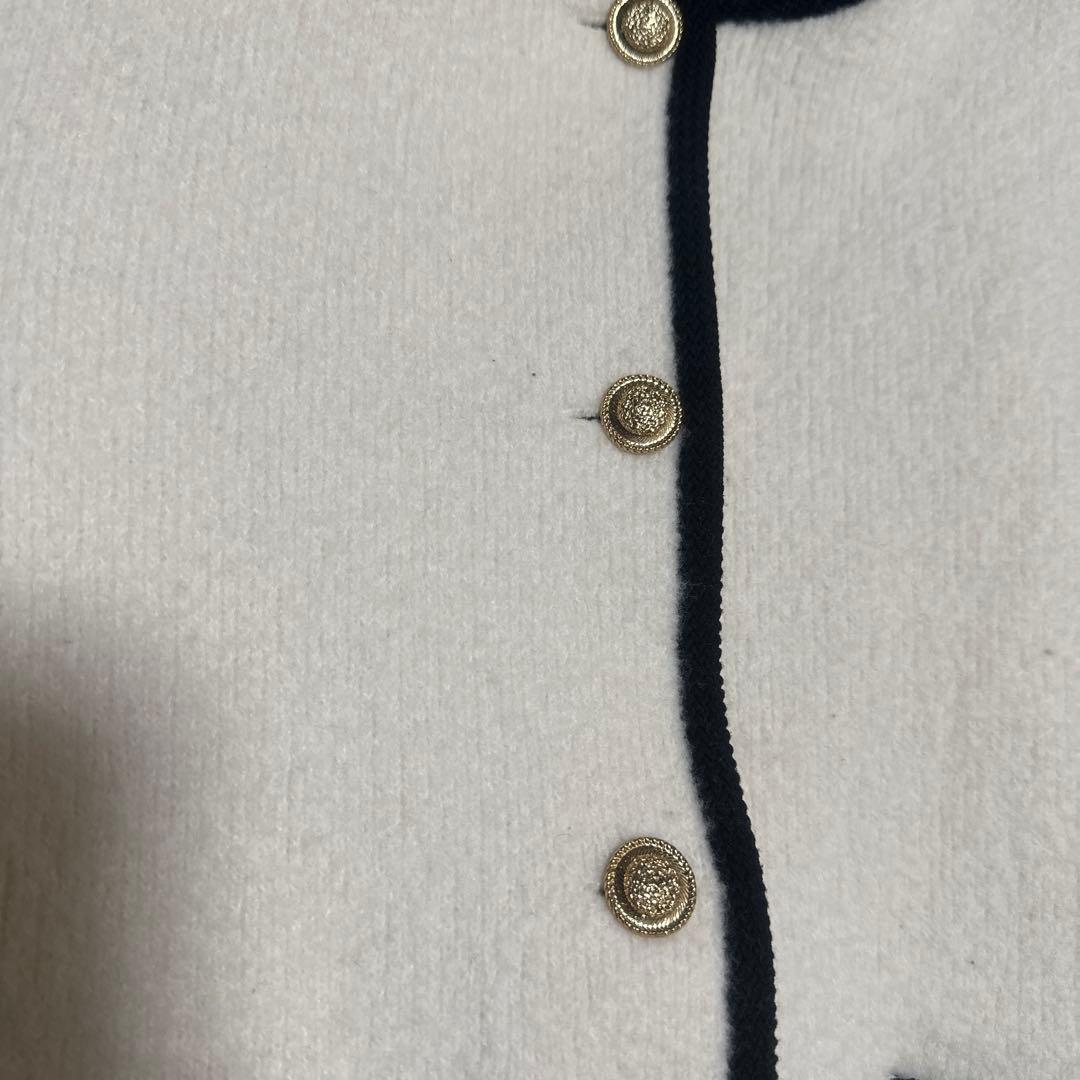 ANAYI ウールブークレカーディガン　アナイ　ジャケット　ニット　38