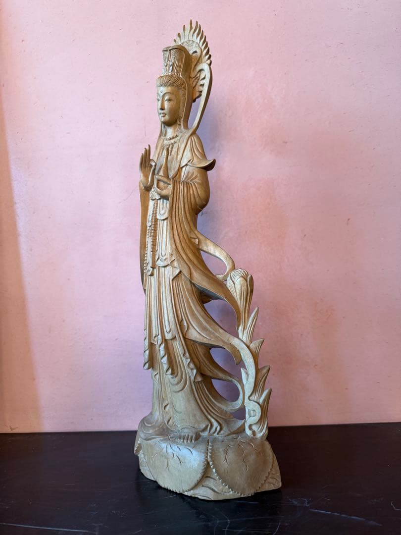 ◯木彫り、観音菩薩さま