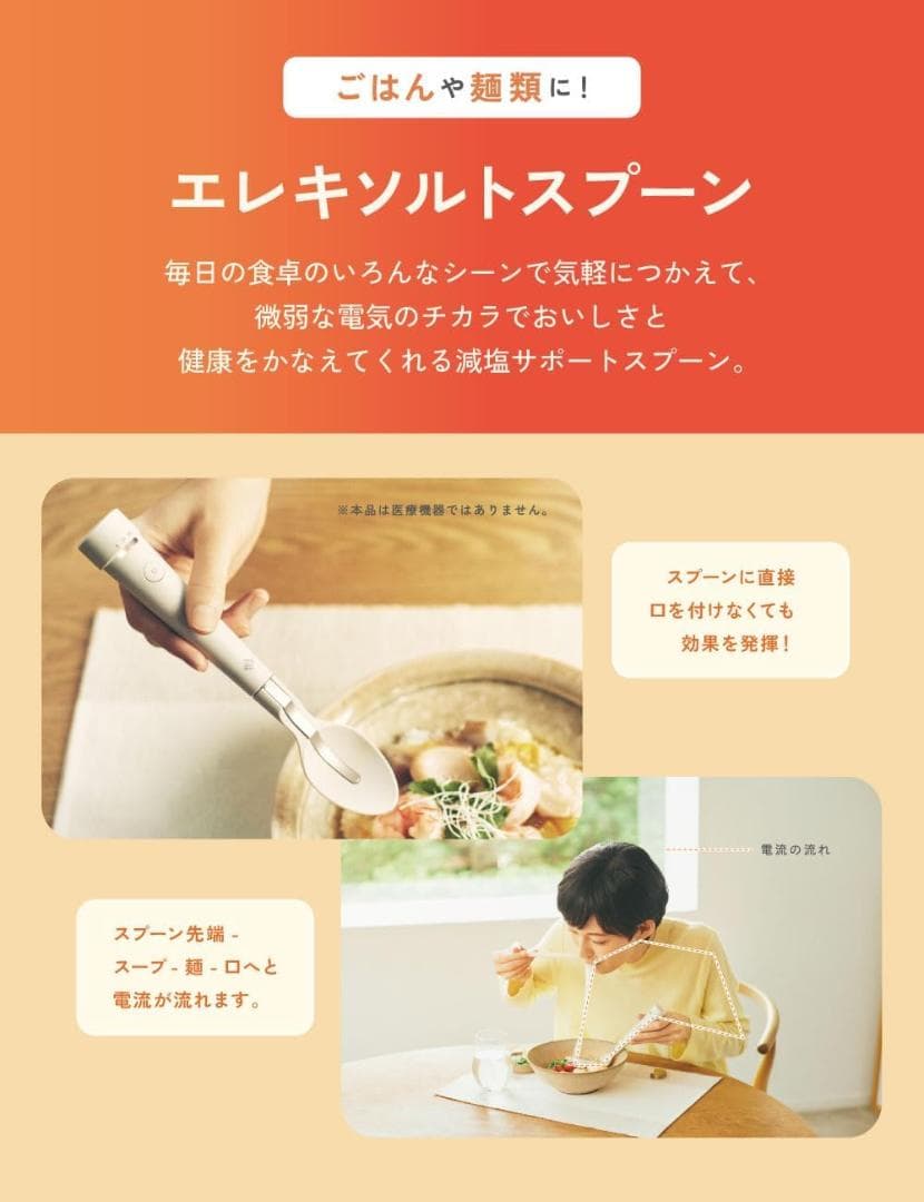 【未開封新品】キリン エレキソルト スプーン ES-S002