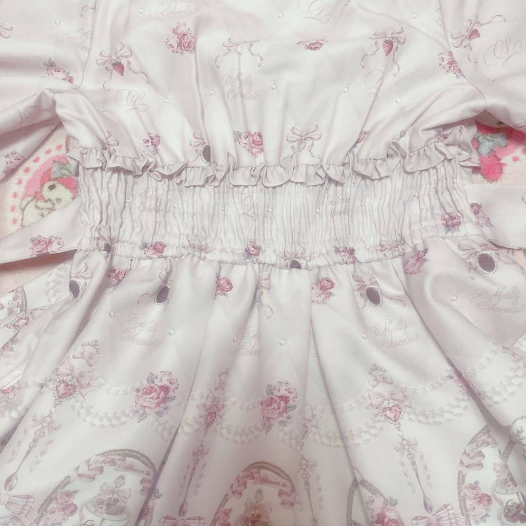新品タグ付♡リズリサ♡ Melty Chocolateワンピース♡ピンク♡