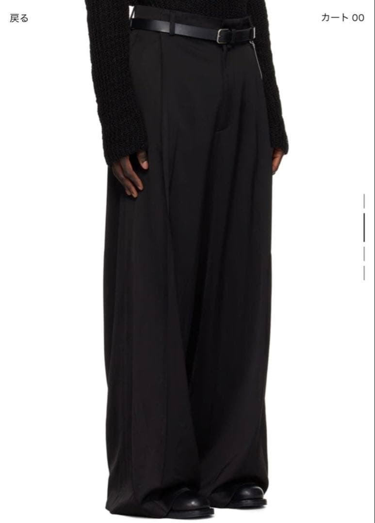 パンツ dries van noten/wide tuck pants