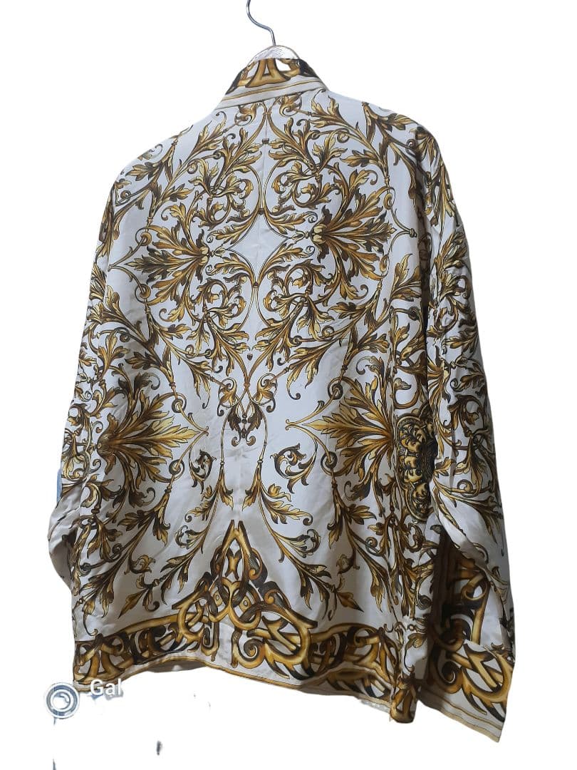 ジャンニヴェルサーチ GIANNI VERSACE シルクシャツ 38