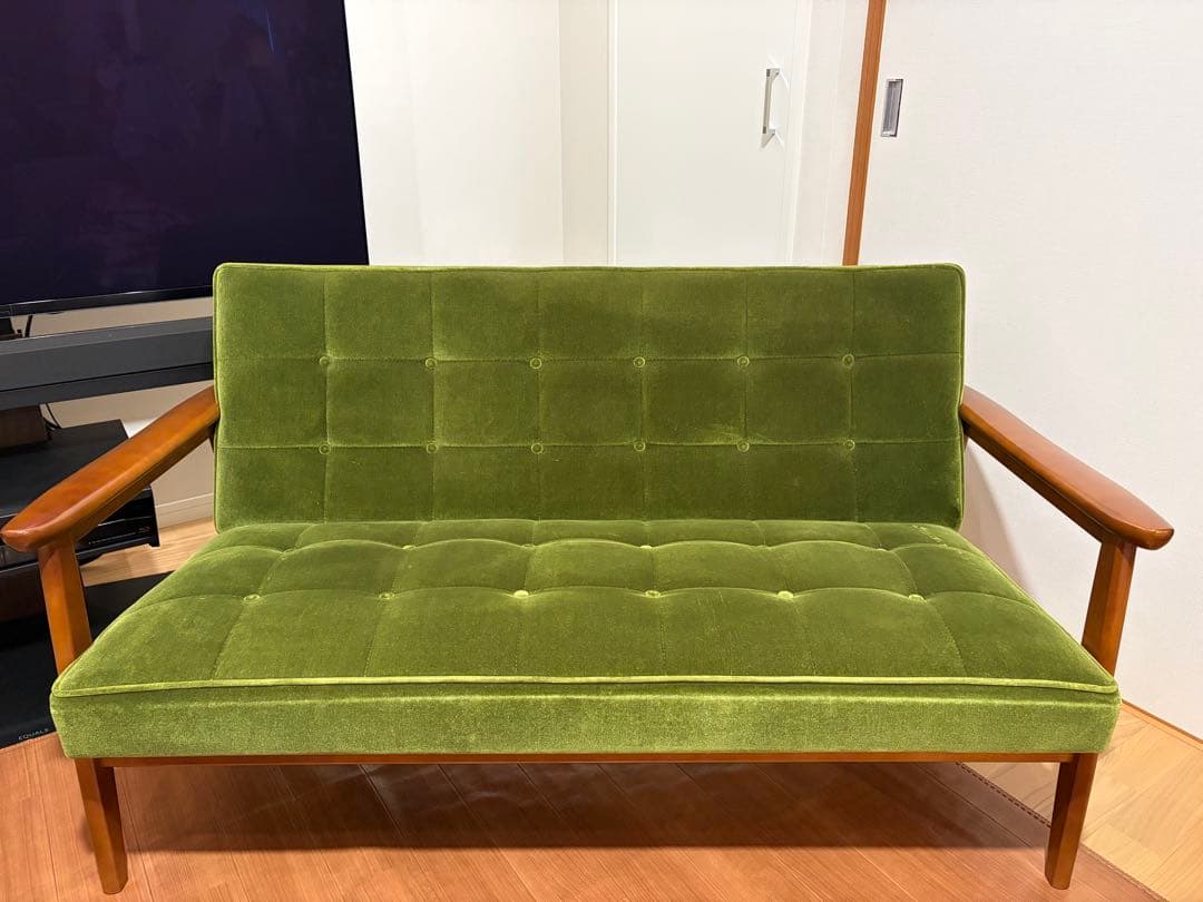 ハナミズキカリモク60 Kチェア2シーター　ソファーkarimoku