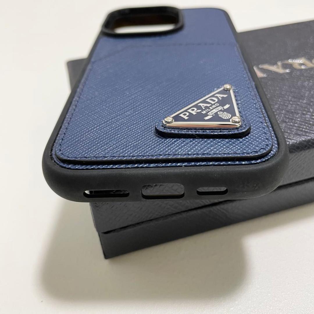 プラダ iPhone14 Pro スマホケース レザー サフィアーノ 新品未使用