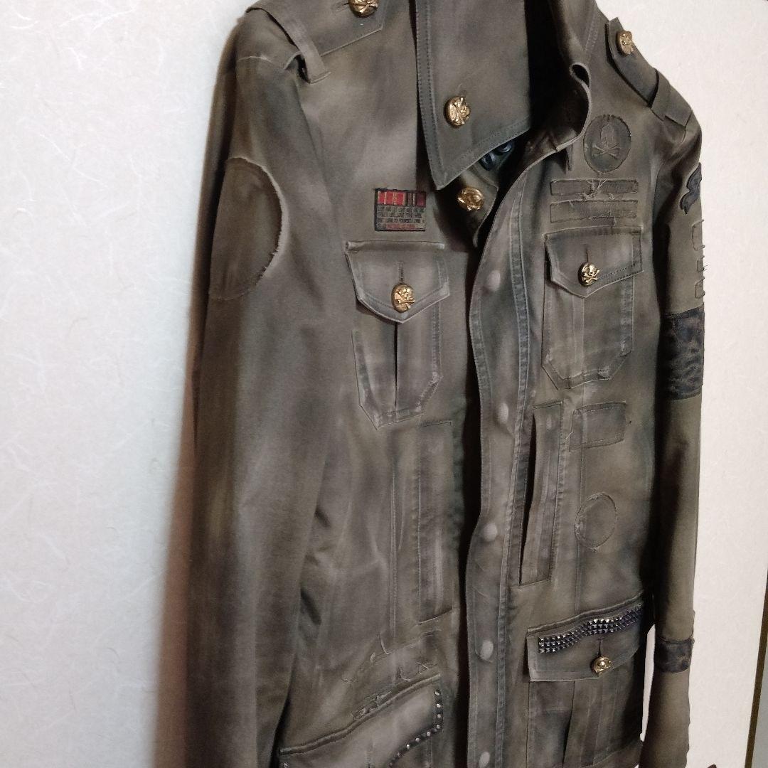 Roen hyde着用 ミリタリージャケット カーキ系 44