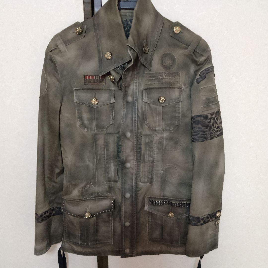 Roen hyde着用 ミリタリージャケット カーキ系 44