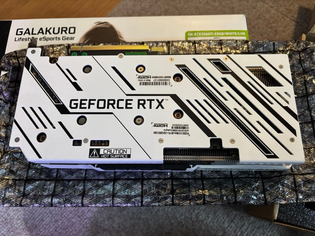 グラフィックボード・グラボ・ビデオカード GALAKURO GEFORCE RTX 3060 Ti