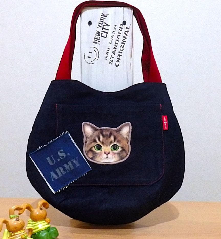 ハンドメイド　タックマチ付きトートバッグ（FZ-09）他4点のおまとめ