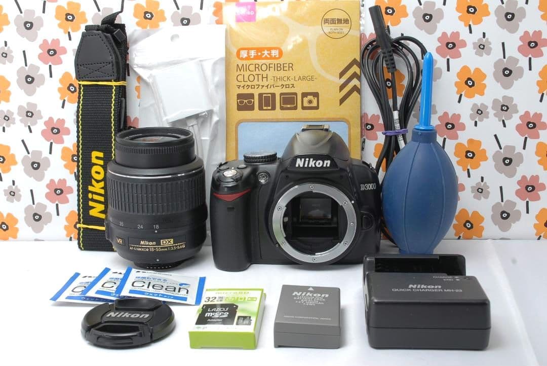 ❤Nikon D3000❤スマホ撮影では物足りないアナタに❤撮影デビューセット❤
