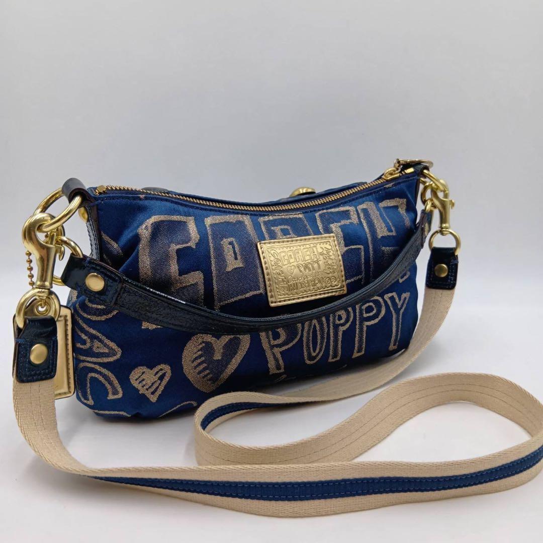 美品✨ COACH POPPY ONE SHOULDER BAG 2way