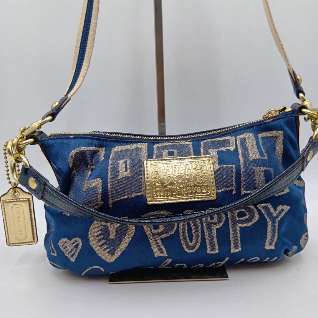 美品✨ COACH POPPY ONE SHOULDER BAG 2way
